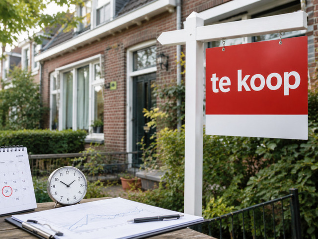 Hoe lang staat een huis te koop?